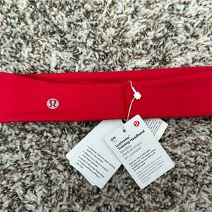 Lululemon Vibrant Red Headband
